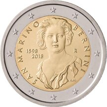 2 EURO San Marino 2018 - Giovanni Lorenzo Bernini