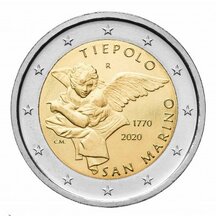 2 EURO San Marino 2020 - Giambattista Tiepolo
