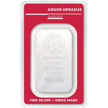 Strieborná tehlička Argor-Heraeus 1 Unca