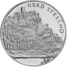 Medaila Slovensko - Hrad Strečno