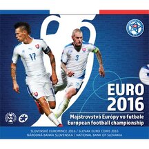 Sada obehových EURO mincí SR 2016 - EURO