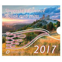 Sada obehových EURO mincí SR 2017 - Slovenské euromince