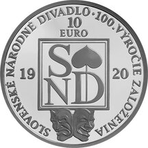 10 EURO Slovensko 2020 - Slovenské národné divadlo