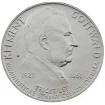 100 Kčs Československo 1951 - K.Gottwald