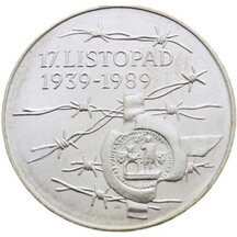 100 Kčs Československo 1989 - 17. Listopad