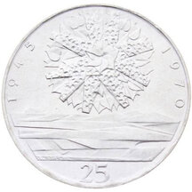 25 Kčs Československo 1970 - Oslobodenie Československa