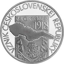 10 EURO Slovensko 2018 - Vznik ČSR