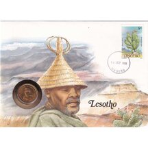 Numizmatická obálka Lesotho 1988
