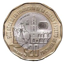 20 Pesos Mexico 2019 - Veracruz