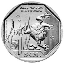 1 Sol Peru 2019 - Žaba
