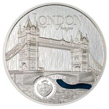 20 Dolár Palau 2023 - Tiffany Art Metropolis - LONDÝN