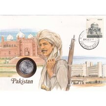 Numizmatická obálka Pakistan 1988