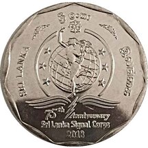 10 Rupees Srí Lanka 2018 - Signal Corps