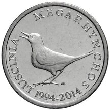 1 Kuna Chorvátsko 2014 - 20. výročie meny