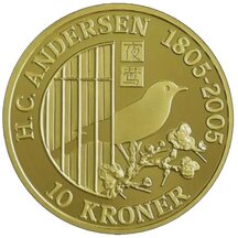 10 Kroner Dánsko 2007 - Slávik