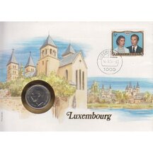 Numizmatická obálka Luxembursko 1984