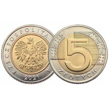 5 Zloty Poľsko 2021