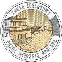 5 Zloty Poľsko 2023 - Kanál Visly