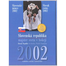 Sada obehových mincí SR 2002 - SR majster sveta v hokeji