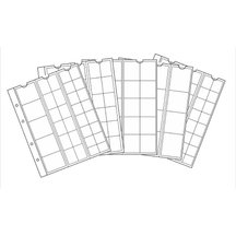 Náhradné listy na mince NUMIS NHSORT