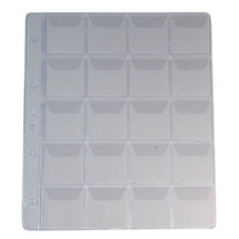 Listy na mince s chlopňou NUNOFI II A5/20