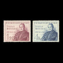 Séria známok Československo 1947 - Štefan Moyses