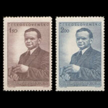 Séria známok Československo 1951 - P.Jilemnický