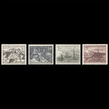 Séria známok Československo 1952 - Deň baníkov