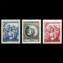 Séria známok Československo 1952 - Svetový týždeň mládeže