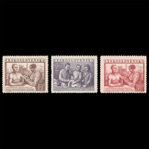 Séria známok Československo 1952 - Zdravotníctvo