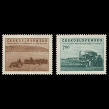 Séria známok Československo 1953 - Poľnohospodárstvo