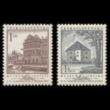 Séria známok Československo 1953 - Z. Nejedlý