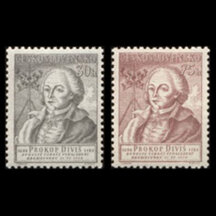 Séria známok Československo 1954 - Prokop Diviš