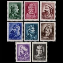 Séria známok Slovensko 1944 - Kniežatá