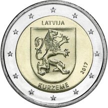 2 € Lotyšsko 2017 - Kurzeme