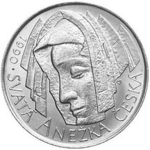 PSM 50 Kčs ČSR 1990 - Anežka Česká