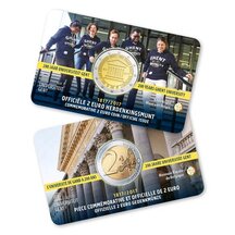 2 EURO Belgicko 2017 - Univerzita v Gente - coincard