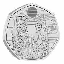 50 Pence Veľká Británia 2024 - Han Solo and Chewbacca