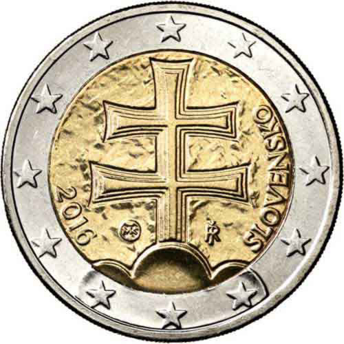 2 euro mince sběratelské Slovensko 2016 - První předsednictví SR v radě