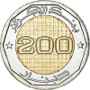 200 Dinars Alžírsko 2022 - Nezávislosť (Obr. 0)