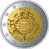 2 EURO Estónsko 2012 - 10. rokov Euro meny (Obr. 0)