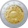 2 EURO Francúzsko 2012 - 10. rokov Euro meny (Obr. 0)