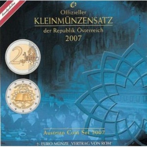Österreich - Euro-Münzsatz 2007
Klicken Sie zur Detailabbildung.