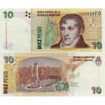 10 Pesos 2015 Argentína