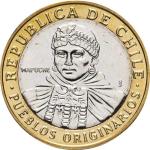 100 Pesos Čile 2005