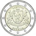 2 EURO Litva 2021 - Dzukija