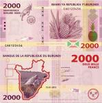 2000 Francs 2015 Burundi