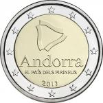 2 EURO Andorra 2017 - Pyrenejská krajina