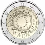 2 EURO Belgicko 2015 - EU vlajka