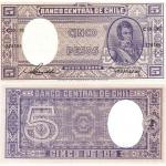 5 Pesos 1958 Čile